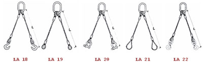 Two Legged Wire Rope Slings