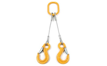 Two Leg Wire Rope Sling