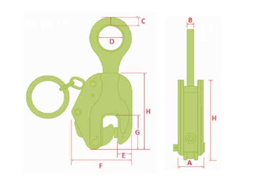 Vertical Plate Lifting Clamp